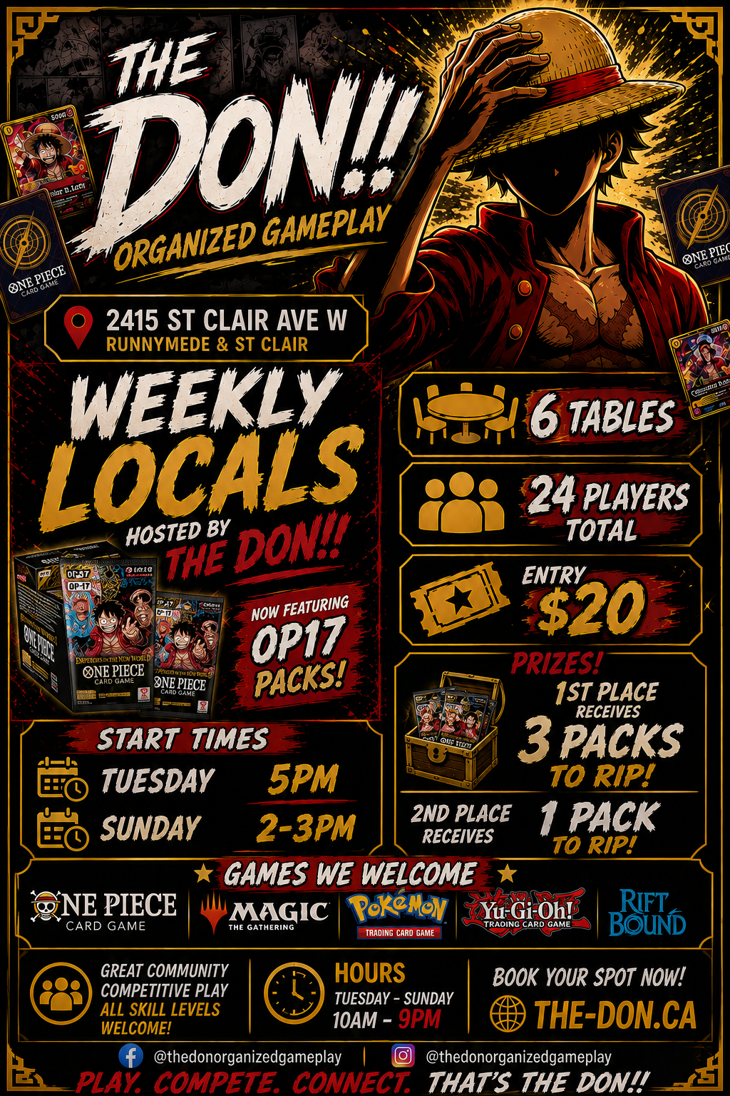 The Don!! Locals One Piece Event Ticket
