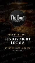 The Don!! Sunday Locals One Piece  Ticket
