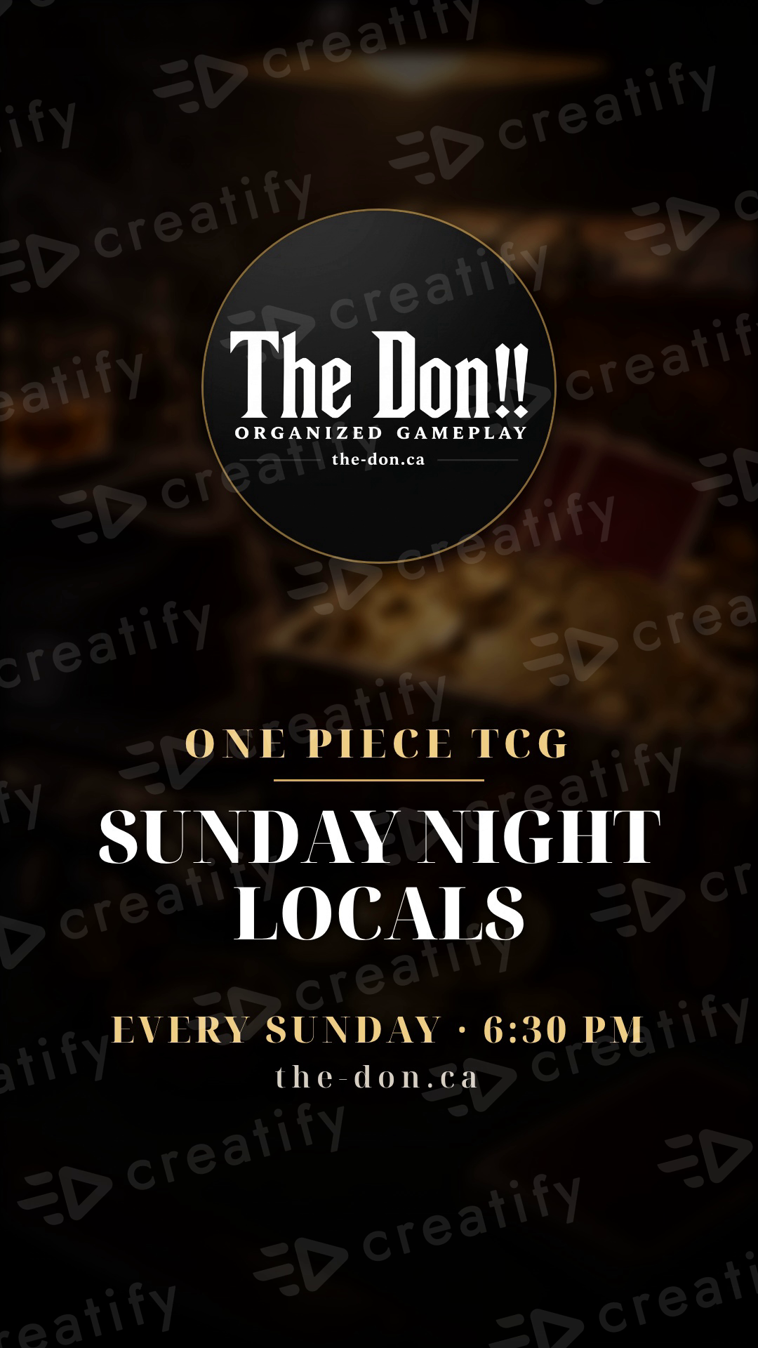 The Don!! Sunday Locals One Piece  Ticket