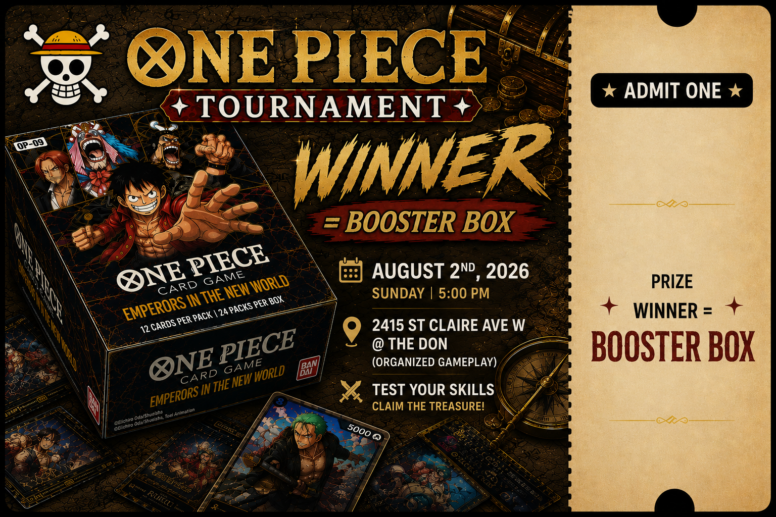 August 2nd Tournament Ticket (Copy)